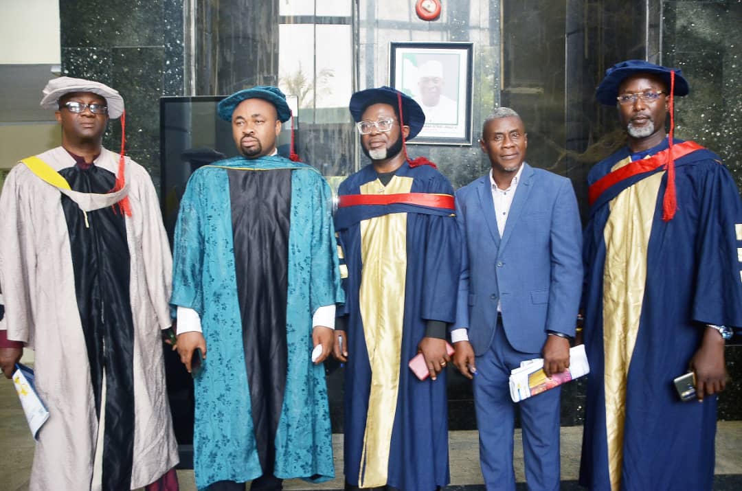 Academic Council in Full Velvet Regalia
